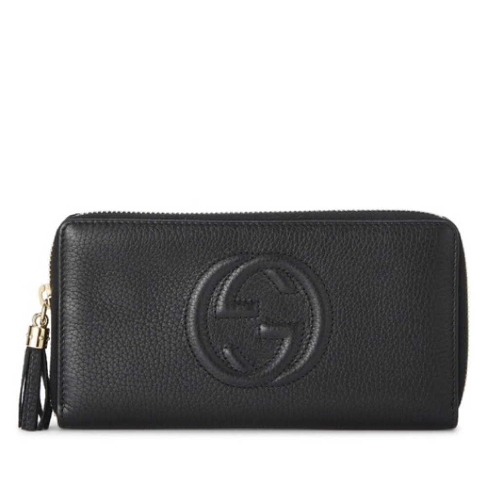 Gucci Soho Leather Zip-Around Wallet
